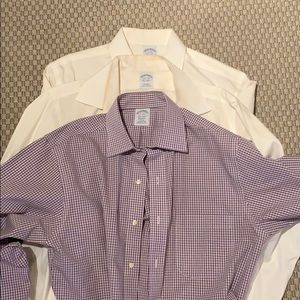 Lot of (4) Brooks Brothers dress shirts, non-iron